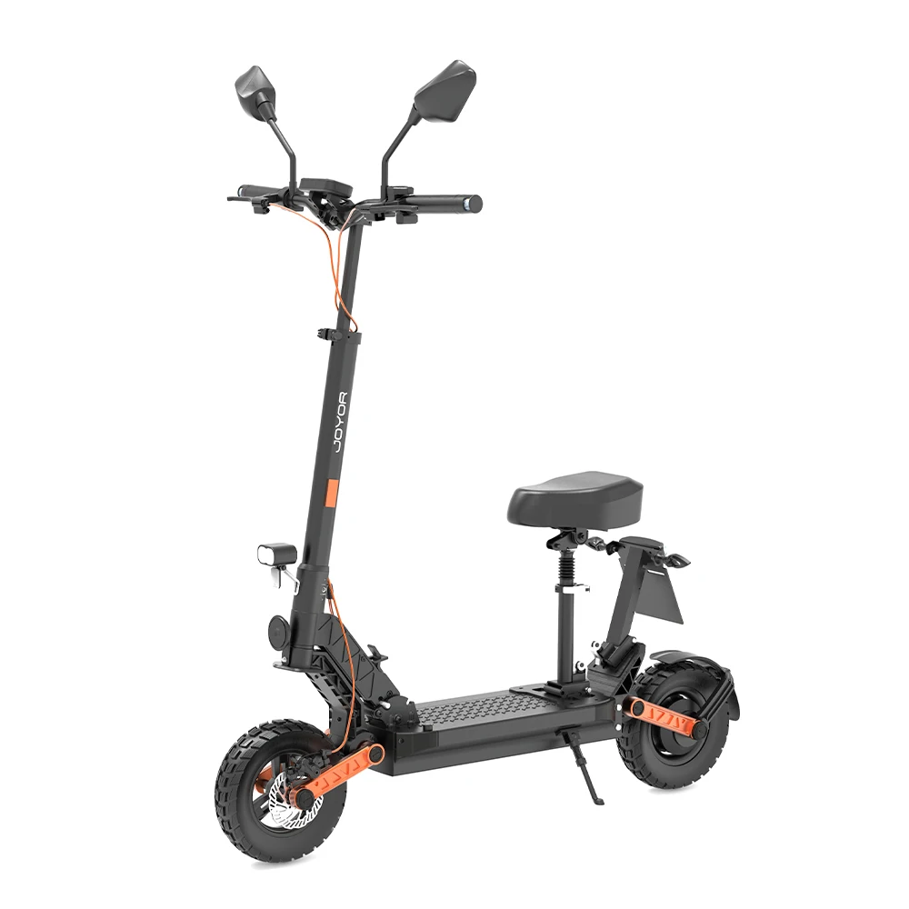 Patinete Eléctrico Plegable JOYOR S8E para Adultos de 10 Pulgadas, Batería de Iones de Litio de Gran Capacidad de 48V 26Ah, Patinete Eléctrico Portátil de Largo Alcance (80KM) para Viajes Urbanos Diarios y Trayectos Cortos en la Ciudad.