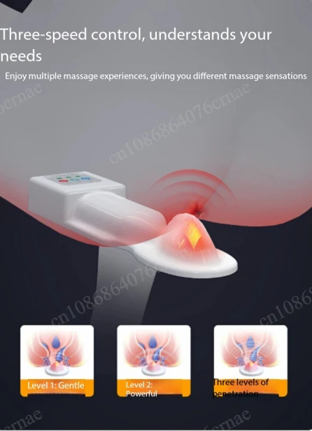 For Hemorrhoid Relief Vibrating Anal Massage Pain Swelling Reduction Proctology Care Massager With Red Light Therapy Heating Pad