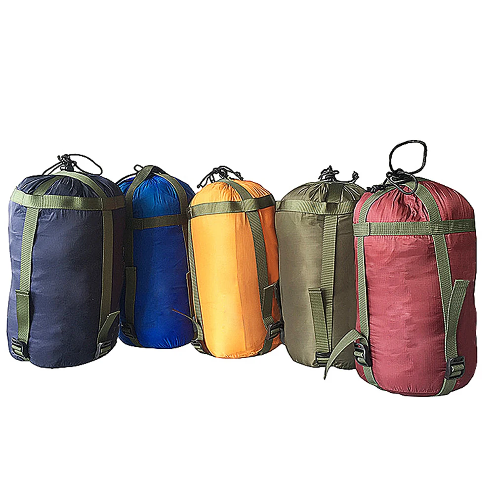 

2pcs Sleeping Bag Compression Bag for Adults Outdoor Hiking Camping Storage Sack Lightweight Nylon Travel Stuff
