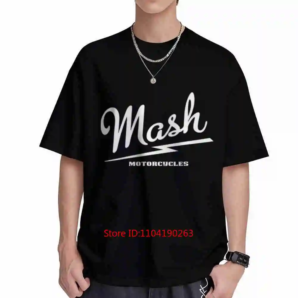 Mash Motorcycles Short Sleeve Tee 100% Cotton T-Shirt
