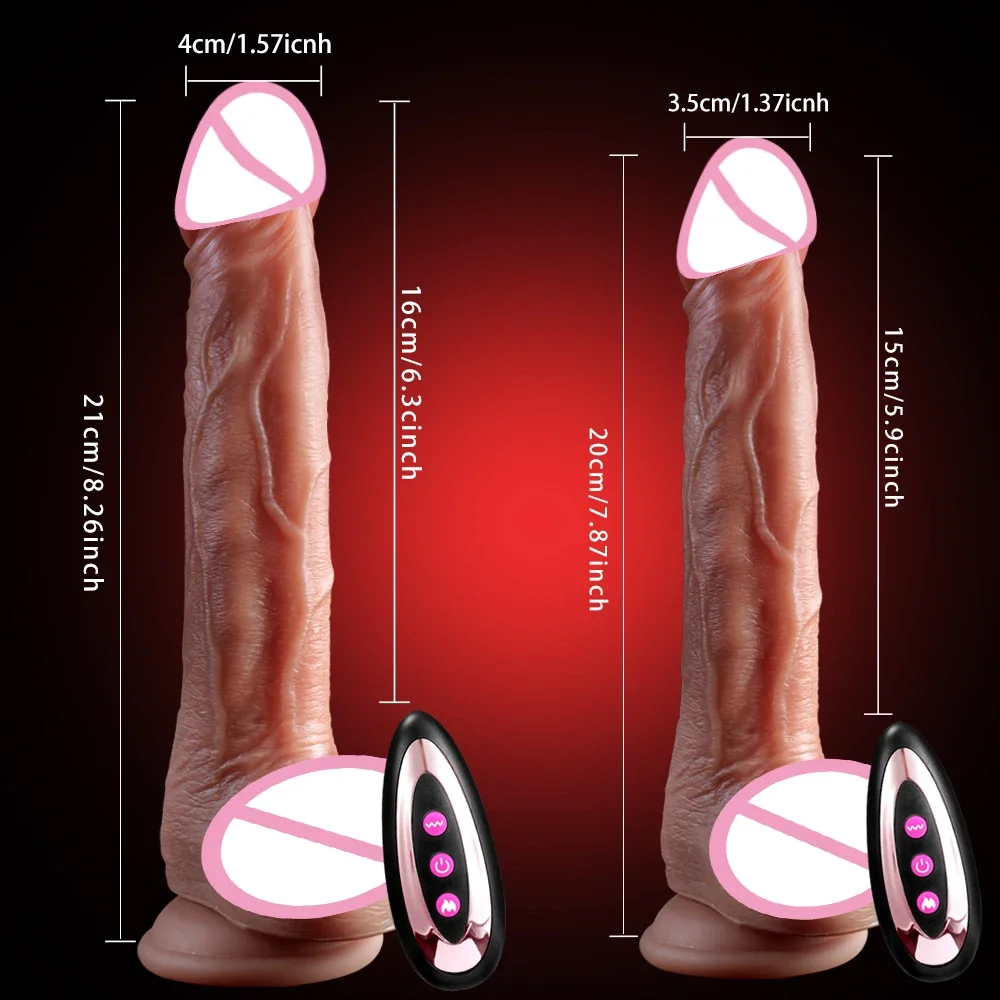 Vibrator for Women Sextoy Heating Dildo Penis Vibrators Female Masturbators Big Telescopic Swing Erotic Toy Sex Toys for womans images - 6