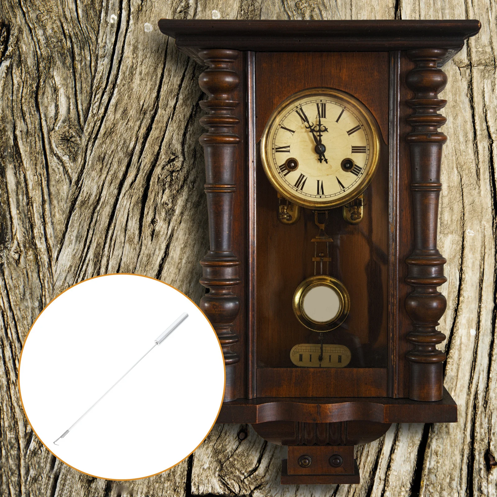 

Metal Cylinder DIY Clock Pendulum Replacement for Wall Clocks Longlasting Accurate Clock Parts and Accessories