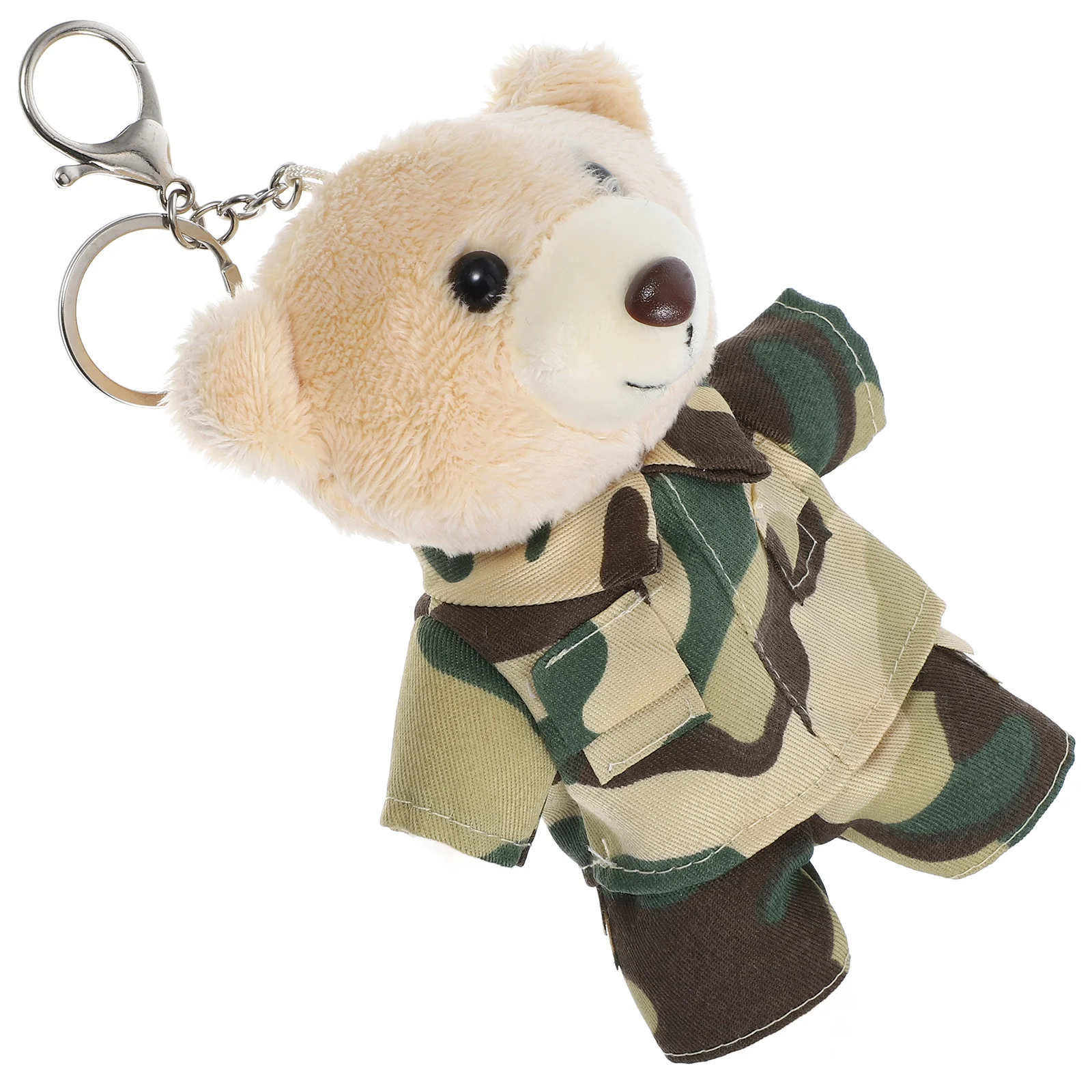 

Camouflage Bear Hanging Tiny Bears Toys Keychain Filling Animal Mini Decor PP Cotton Portable Pendant