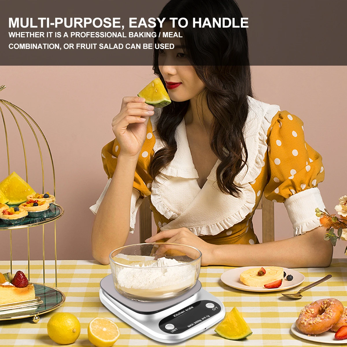 

Digital Kitchen Scale Precision Food Weight Electronic Scales Baking Jeweler Pocket Gram Home Cooking Measuring Tool Stainless