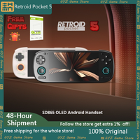 In Stock Retroid Pocket 5 SD865 8+128G RP5 5.5 Inch OLED HD Screen Bluetooth 5.1 Android Pocket Handheld Gaming Console Custom