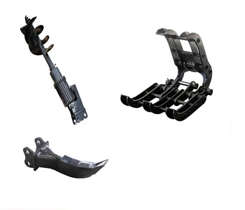 Buckets, buckets, ditches, earthmoving attachments are suitable for micro excavators
