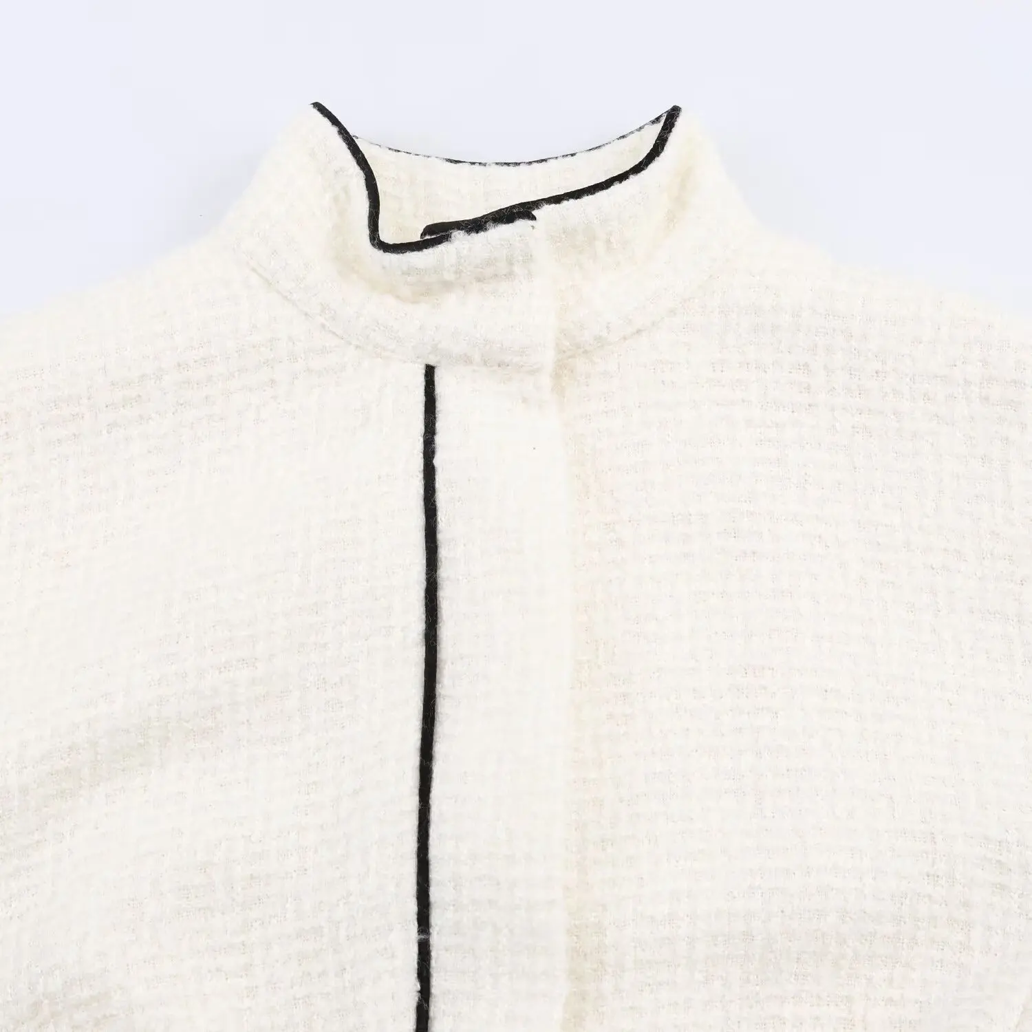 Damen-Winter-Pilotenjacke mit Stehkragen und Farbblockbesatz, modischer, lässiger, langärmliger, vielseitiger Mantel mit Stretchsaum