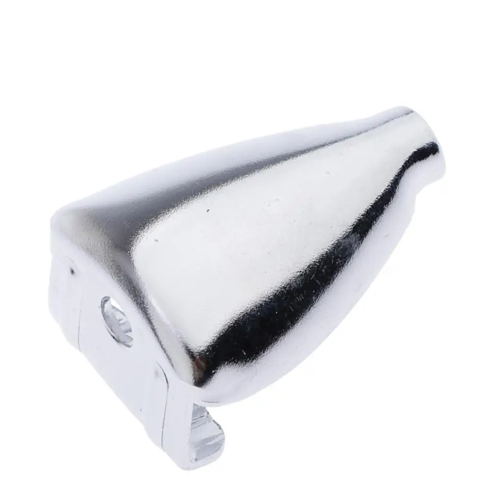 خطاف مخلب طبلة معدنية على شكل مثلث حديدي - فضي