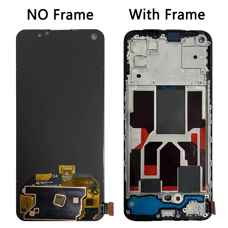 Super AMOLED Für Oppo Realme GT Master RMX3363 RMX3360 Display Bildschirm Rahmen Touch Panel Digitizer Für Realme GT Master Edition