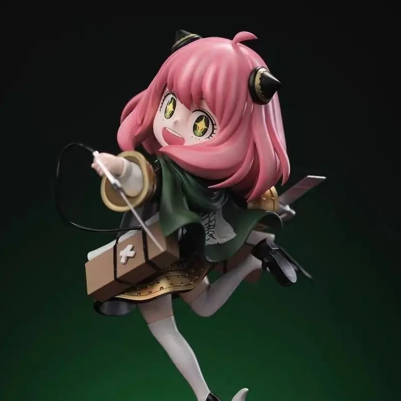 高品質フィギュア アーニャ・フォージャー コス レヴィ・アッカーマン スタチュー アニメーション スパイ×ファミリー 進撃の巨人 コレクション オーナメント モデル ギフト