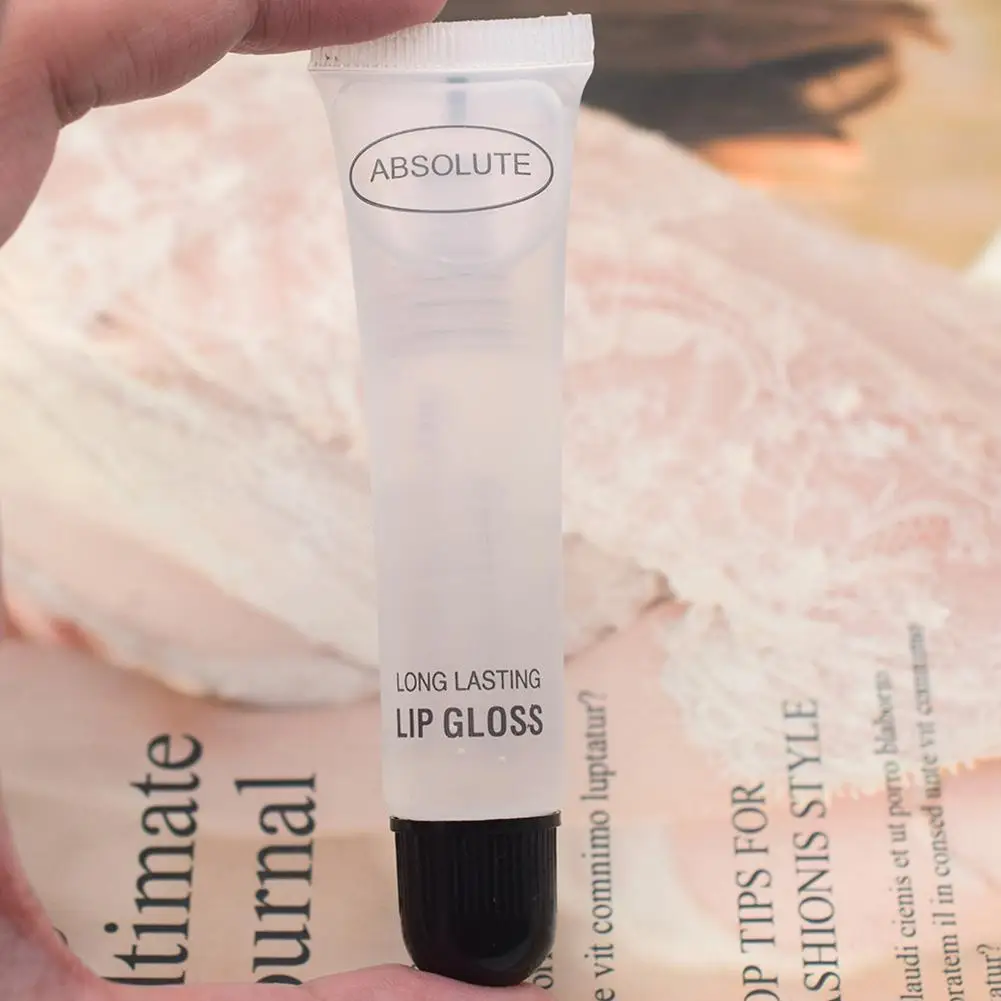 

Transparent Tube Colorless Moisturizing Lip Oil Lip Gloss LIPOIL Lighten Lip Lines Lip Gloss Anti-dry Crack 18ML