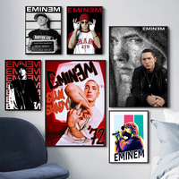Famous Rapper E-Eminem Vintage Posters Sticky Retro Kraft Paper Sticker DIY Room Bar Cafe Kawaii Room Decor