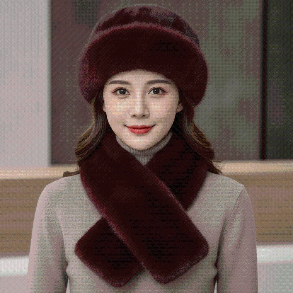 conjunto-de-gorro-cossaco-engrossado-termico-de-pelo-estilo-russo-lavavel-premium-macio-touca-de-inverno-para-fashionistas