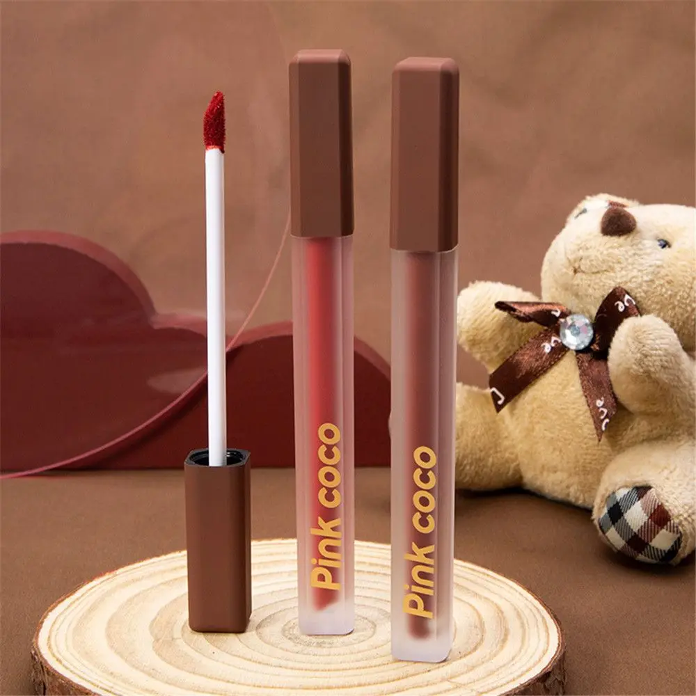 Langdurige Zijdeachtige Fluwelen Vrouwen Make-up Lip Glazuur Lipgloss Lippenstift Lip Tint