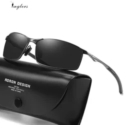 Polarized Fishing Sunglasses Mens/Women Driving Mirror Sun Glasses Metal Frame Goggles UV400 Anti-Glare Sunglasses Wholesale