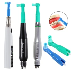 360°  Electric Swivel Dental Cordless Hygiene Prophy Handpiece/4Hole Air Motor Nosecone Turbine/Prophy Angles ﻿