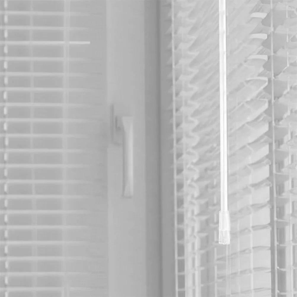 

6pcs Curtain Pull Rod Wand 21Inch Clear Blind Tilt Rod Replacement With Hook Grip For Vertical Blinds Windows Sliding Glass