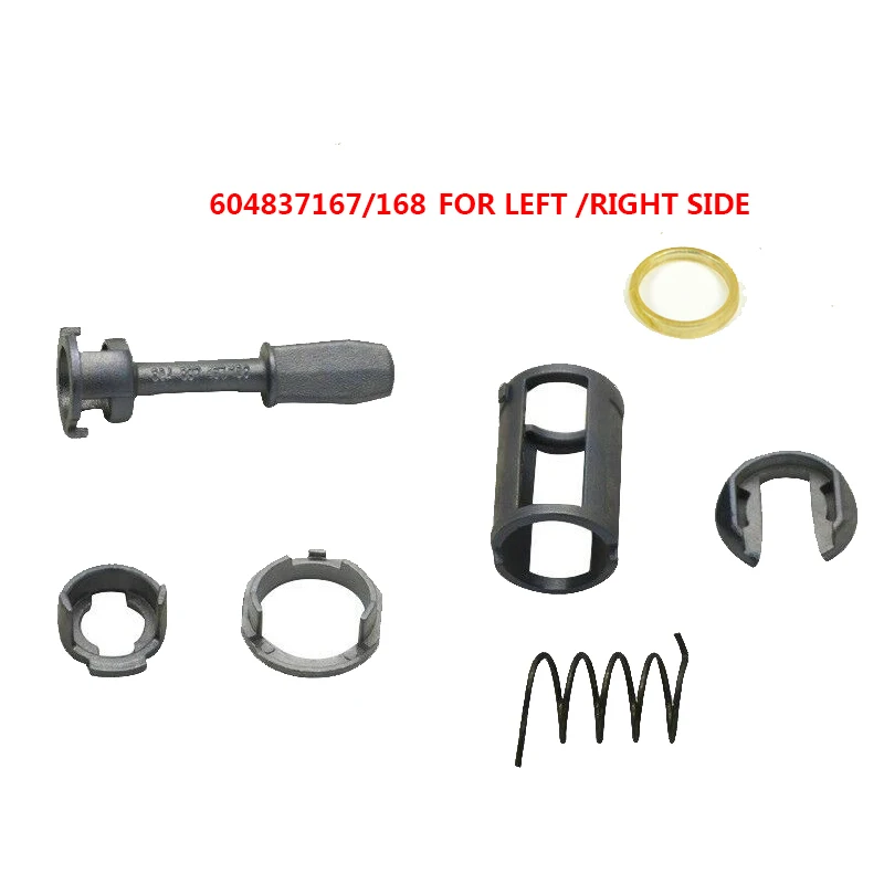 OE 604837167/168 FIT FOR VW GOLF 4 IV MK4 A6 SKODA FABIA POLO 9N DOOR LOCK REPAIR KIT FOR LEFT RIGHT SIDE NEW 7PCS