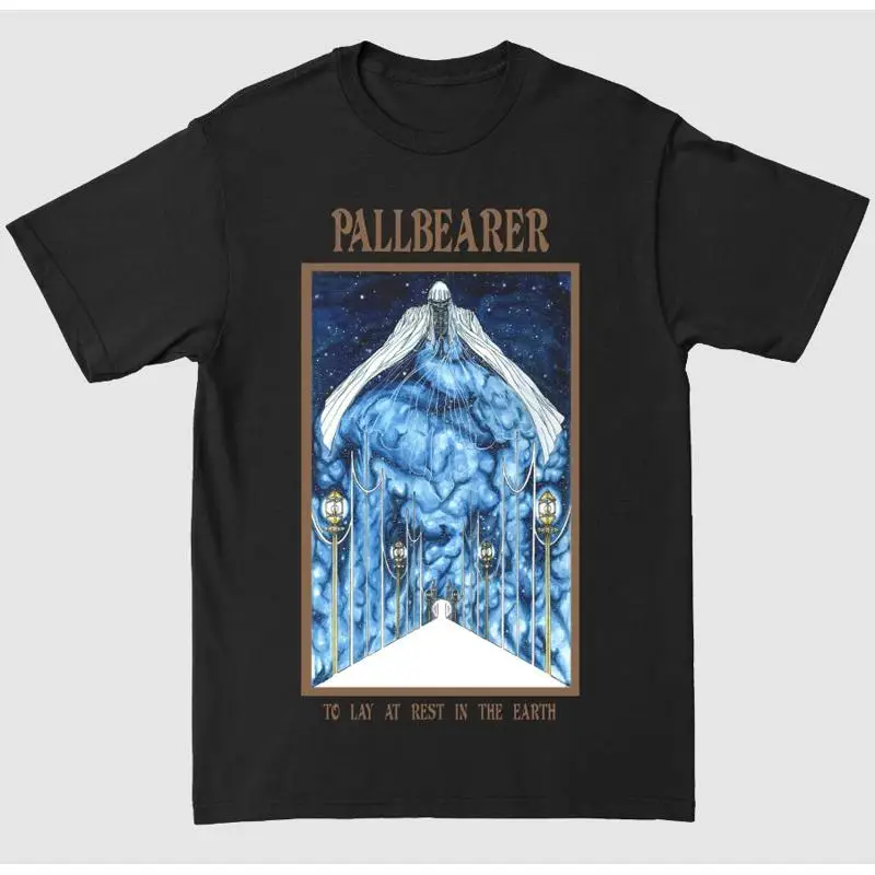 Vtg PALLBEARER band To Lay At Rest In The Earth Cotton Black T Shirt BL223