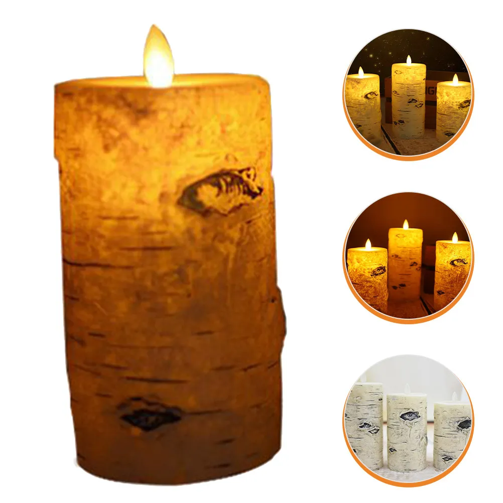 Battery Operated LED Lights Flickering Flameless Tea Light Lamp with Delicate Texture Warm Light for Home Decor Wedding