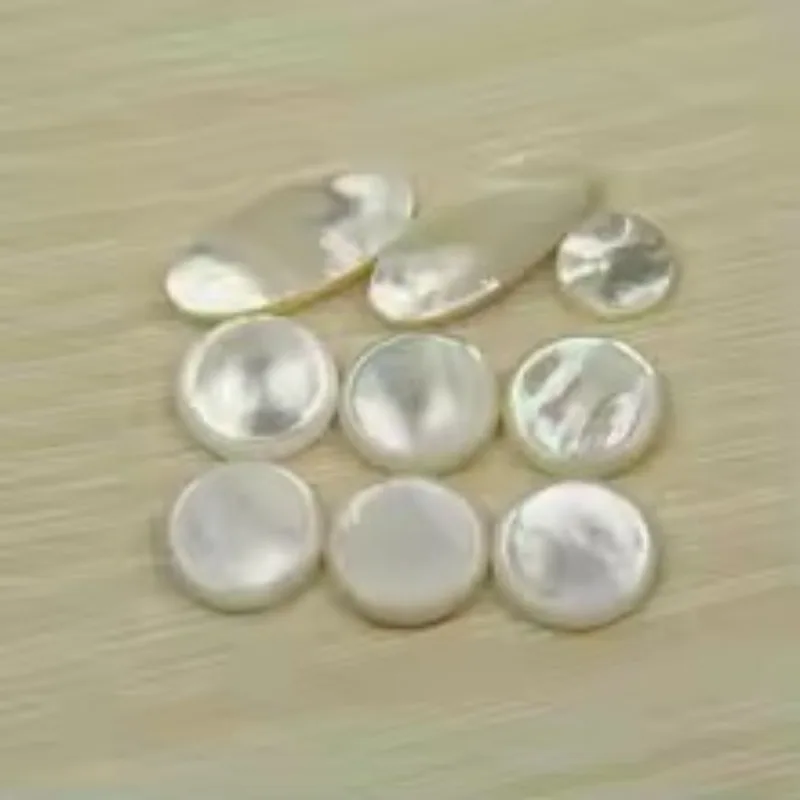 1 Juego de 9 Uds. De botones de llave de nácar Real para saxofón, incrustaciones, cierre de Color, accesorios de reparación de saxofón