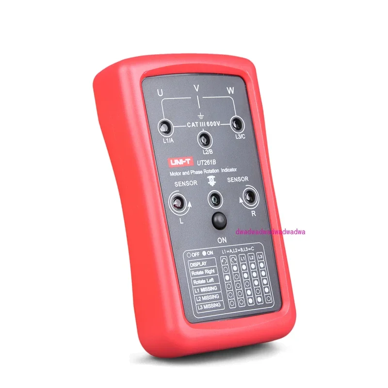 Portable Phase Sequence Rotation Indicator and Motor Steering Instrument, Three-phase Phase Missing Phase Sequence Detector