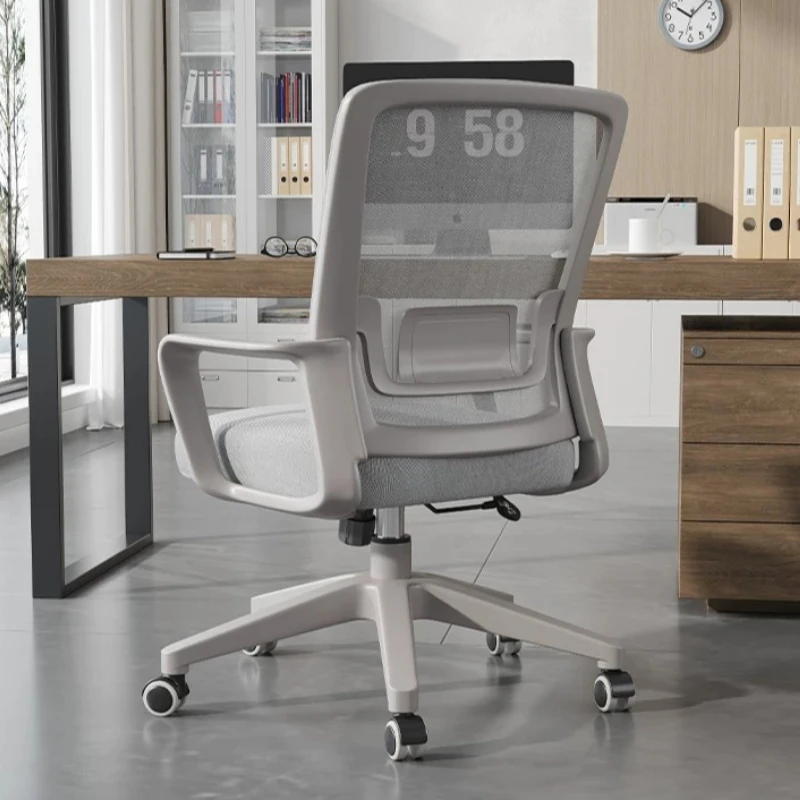 Nordic Leather Office Chair Comfortable High Back High Back Gaming Office Chair Lounge Recliner Cadeiras De Escritorio Furniture