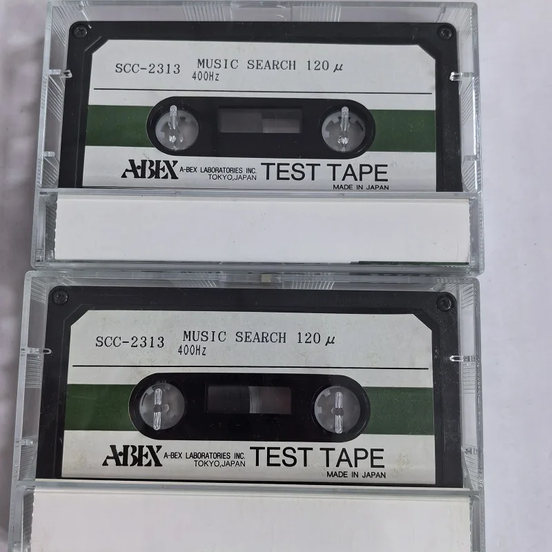 ABEX TEST TAPE SCC-2313 MUSIC SEARCH 120μ 400Hz Tape recorder test