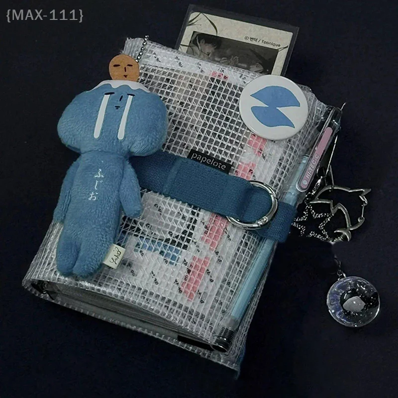 

【MAX-111】New Document Bag Hand Ledger Student Multi-function Hand Ledger Material Storage Ins Portable Loose-leaf Book【W1】