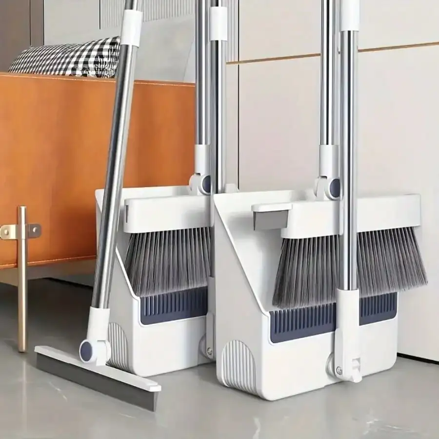 

Совершенно новый набор метлы 4-в-1 (включает метлу, совок, скребок и щетка для пола) — компактная необходима для уборки дома,