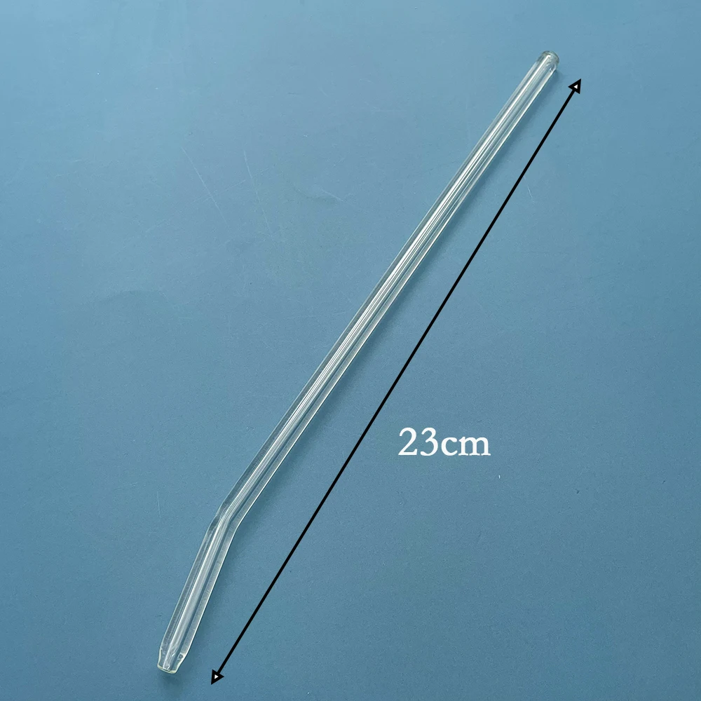 Glass Rabbit Artifical Insemination Tube Straw Pipe Reusable Bend Fresh Semen Injection Device Breeding Farming Tools 30PCS