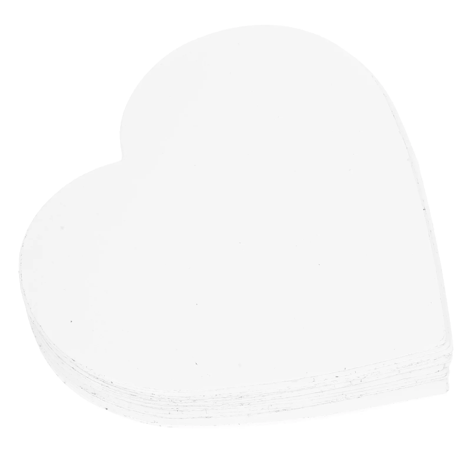 

20Pcs Sublimation Sticker Paper Blank Heart Shape DIY Heat Transfer Decals Strong Adhesive Thermal Printable Labels for Wedding