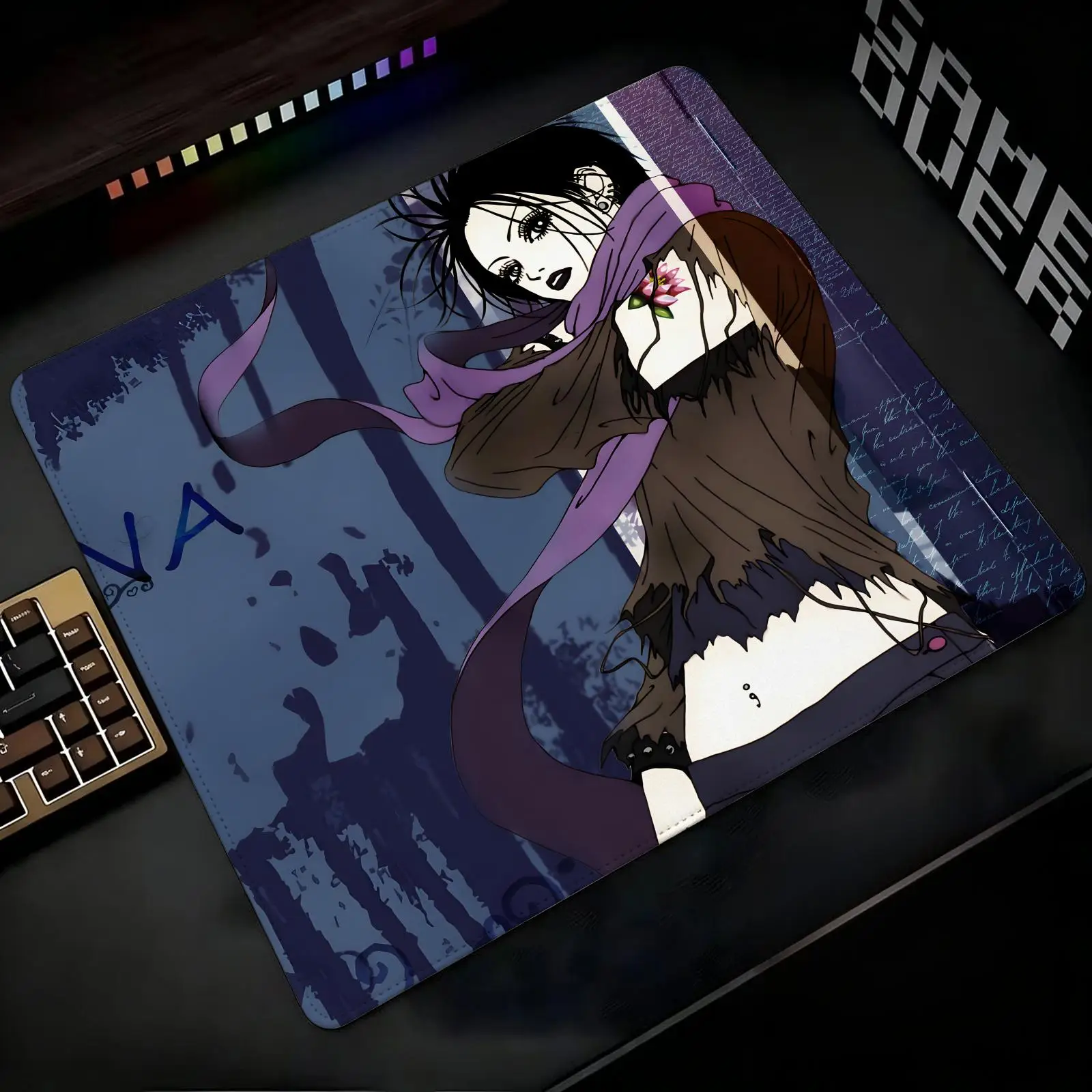 Mouse Pad Regular gaming mouse pad Office mouse pad Laptop desk mat Stitched edge S/M/L size mouse pad  Nana Osaki Anime
