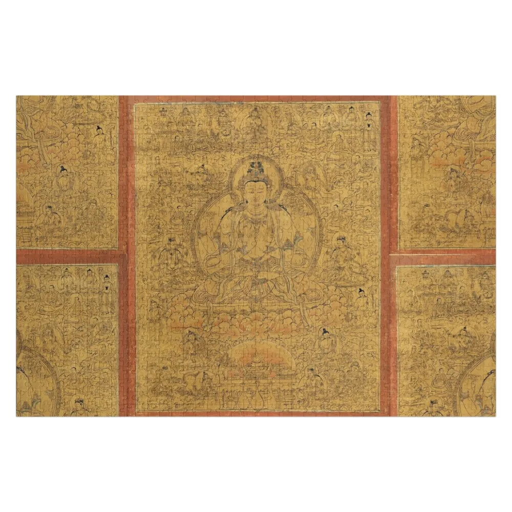 

Мандала 79 Avalokiteshvara Shadakshari Lokeshvara Thangka головоломка картина деревянные головоломки для взрослых