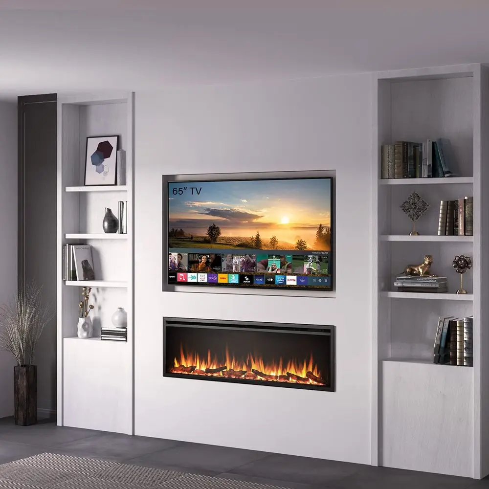 

Austin in Wall Recessed amp Wall Mounted Electric Fireplace 60