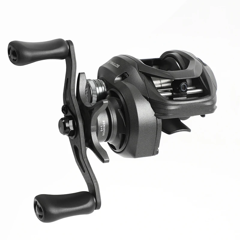 Mavllos RESOLUTE – moulinet Baitcaster en carbone léger, rapport 7.1:1, 9 + 1, roulements, 20 niveaux, magnétique, leurre, frein 2-22g, 4kg