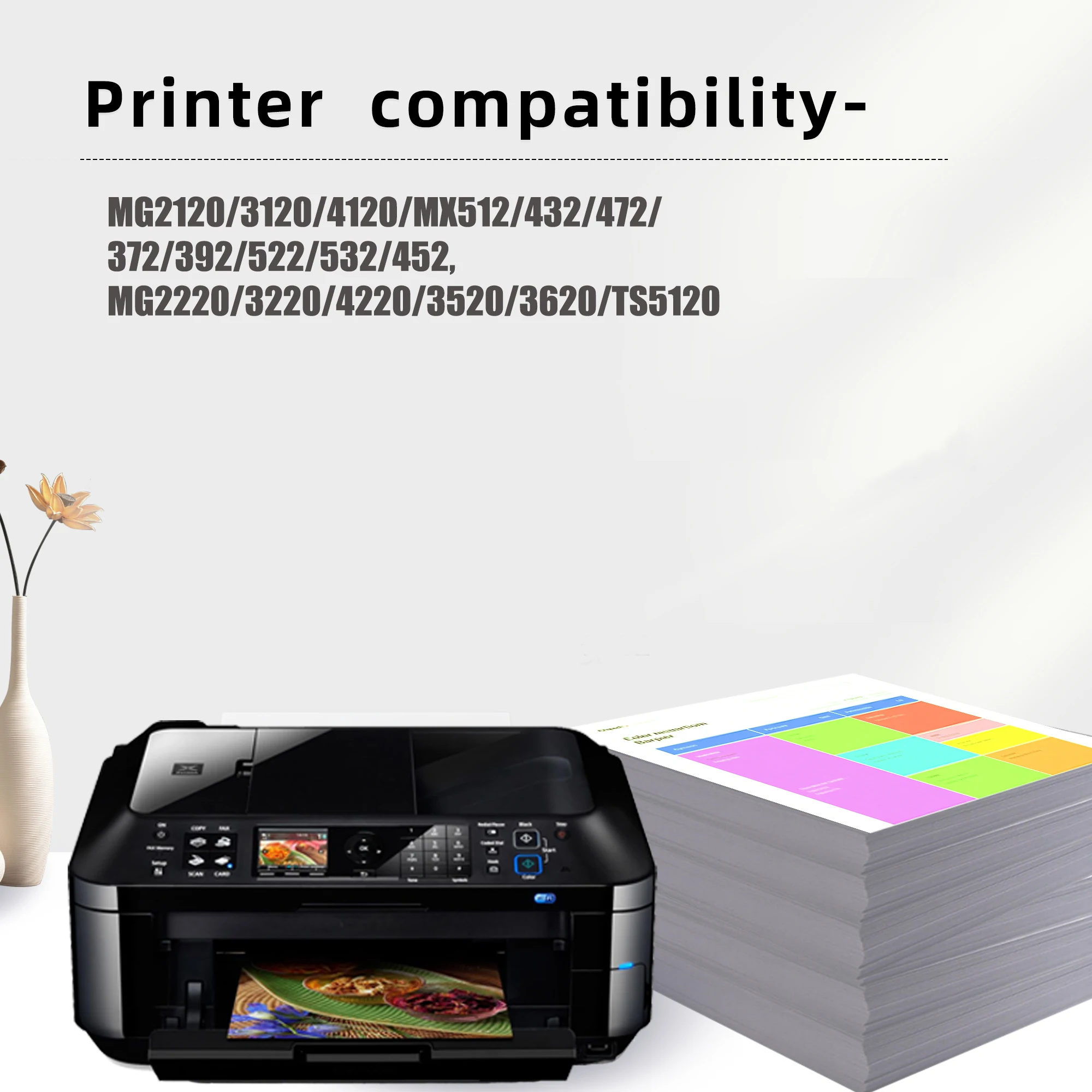 240XL 241XL Ink Cartridge Replacement for Ink 240 241 Combo Pack PG-240 XL CL-241 XL compatible for MG3620 MG3600 TS5120 TS5100