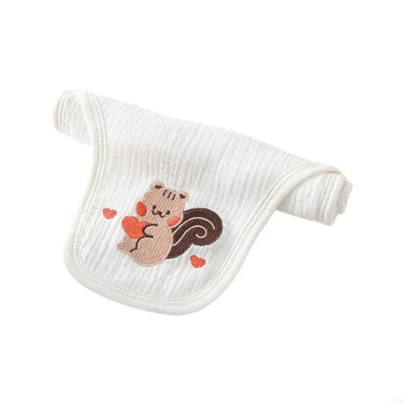 Q22d Baby Back Sweat Sweet Absorbent Absorbent For Boys Girl 0-6y Bordado transpirable Bordado transpirable Toalla sudor