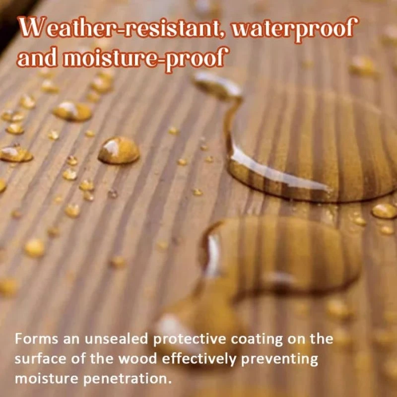 Aceite de cera de madera anticorrosión para exteriores, pintura de madera impermeable, cera de madera a base de agua, aceite de muebles, cera de abeja para pulir