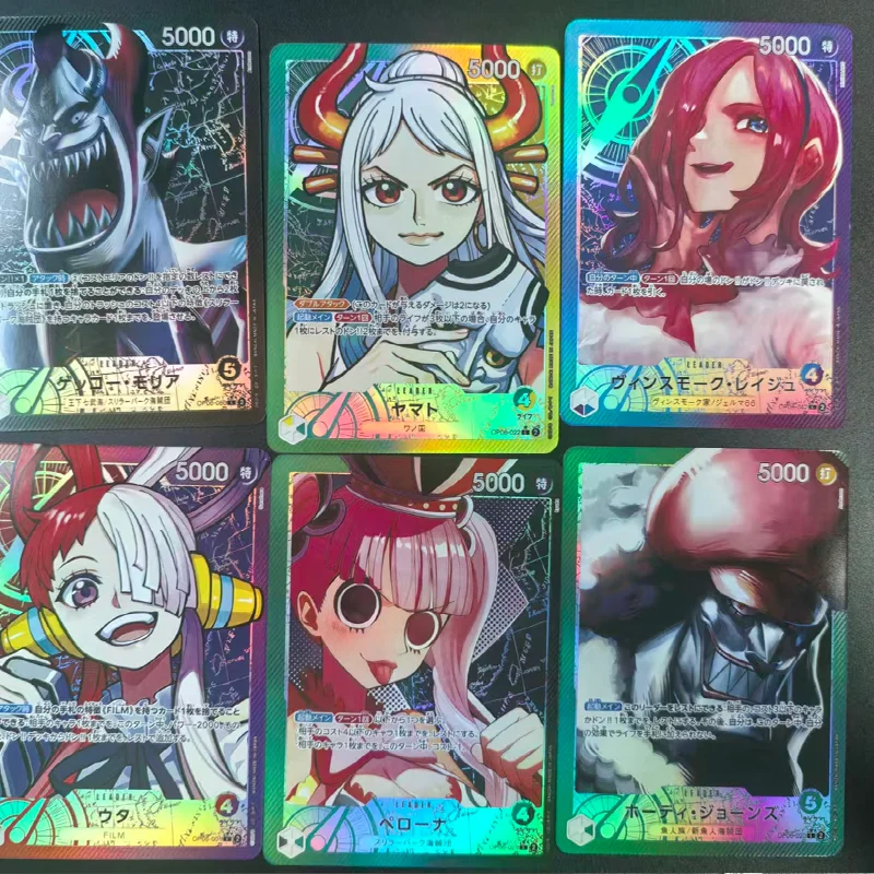 

Diy Proxy Opcg One Piece Japanese Ver Card Game Op06 Yamato Uta Vinsmoke Reiju Hody Jons Gecko Moria Perona Collection Card