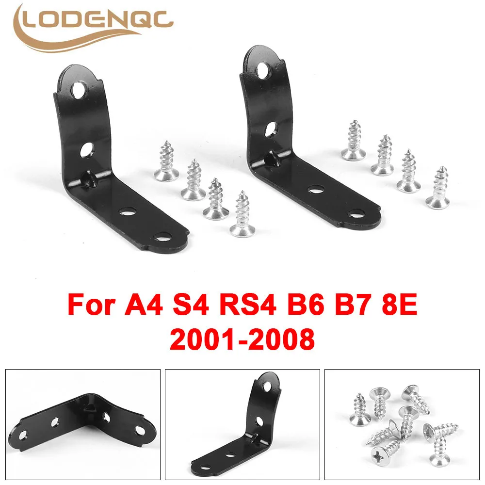 

2 шт. алюминиевый ремонтный комплект перчаточного ящика для Audi A4 S4 RS4 B6 B7 8E 2001-2008 с черными винтами