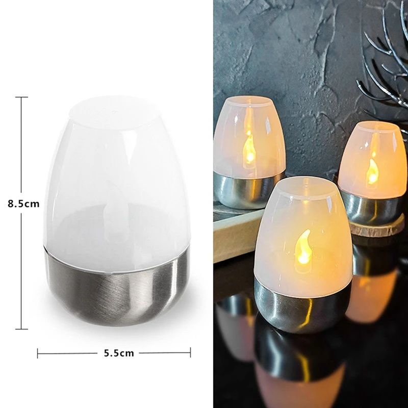 TKOH-Luce solare a candela per esterni LED per prato, decorazione di Halloween, luce notturna, luce solare da giardino impermeabile