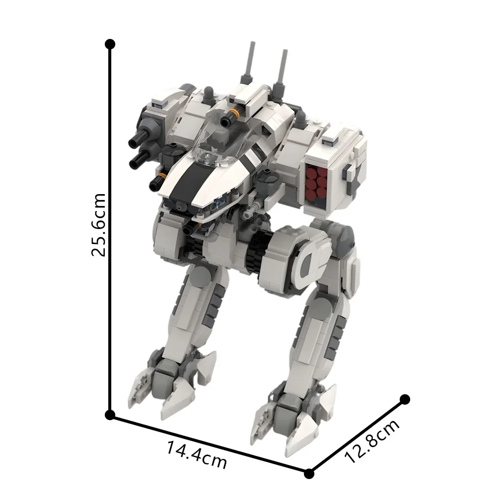 Gobricks MOC 게임 메카 로봇 Battlemechs Osiriss 빌딩 블록 모델 폭행 탱크 벽돌 DIY 조립 어린이 장난감 선물
