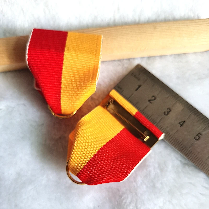Cinta de medalla de alta calidad, cintas conmemorativas, cinta de medalla coleccionable, soporte de insignia personalizado, cinta de Metal