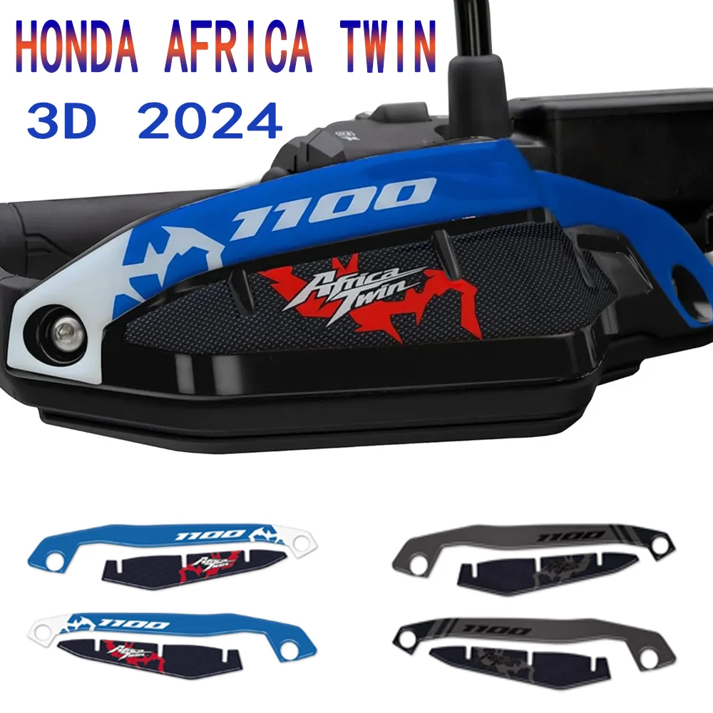 

3D Motorcycle Handguard Stickers Decorations and Protections Honda Africa Twin 2024