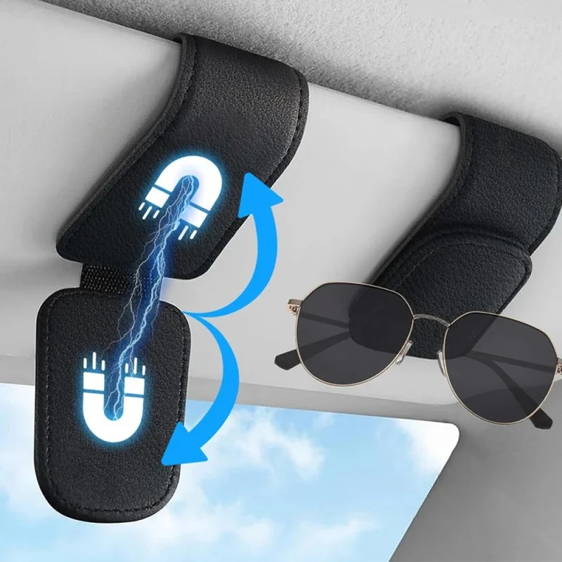 Car Sun Visor Glasses Clip Practical Accessory for Holding Glasses and Documents