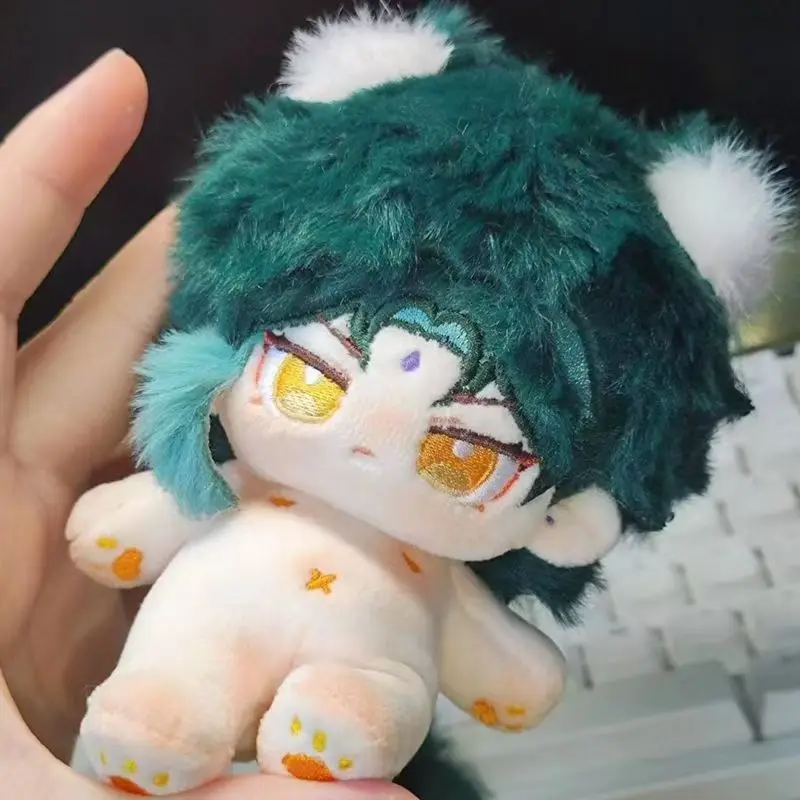10CM Genshin Impact Xiao Plush Keychain Cotton Doll Backpack Pendant Decoration Game Periphey Collection Plush Toy Gift