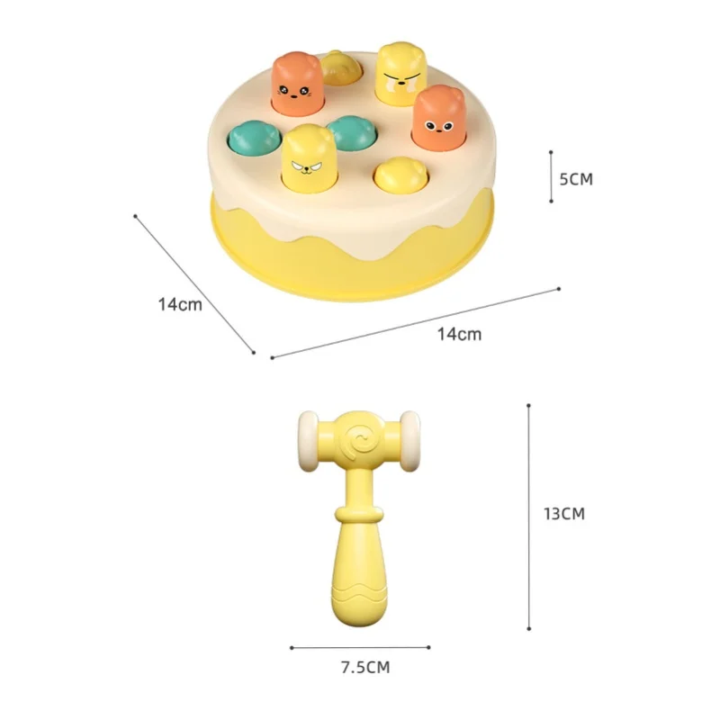 Beat A Mole-Juego de juguete, Mini juego de Arcade, juguetes interactivos para golpear para niños mayores de 3 años