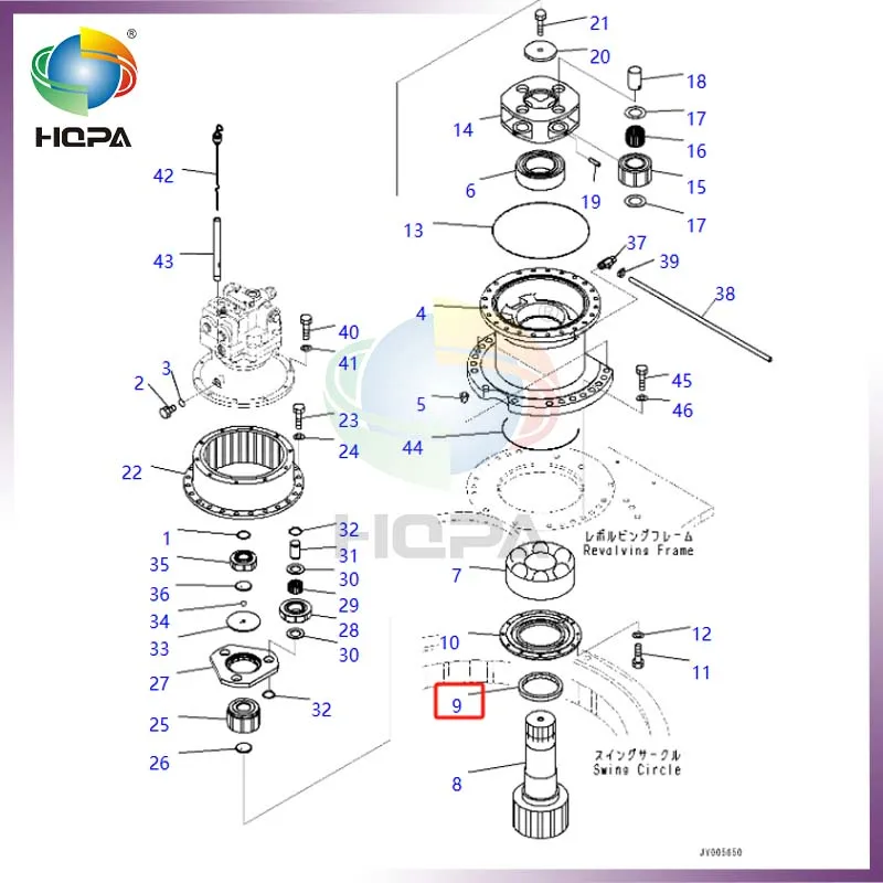

208-26-61290 2082661290 УПЛОТНИК ДЛЯ ЭКСКАВАТОРА KOMATSU PC1100 PC300LL PC350LL PC390LL PC400 PC450 PC490