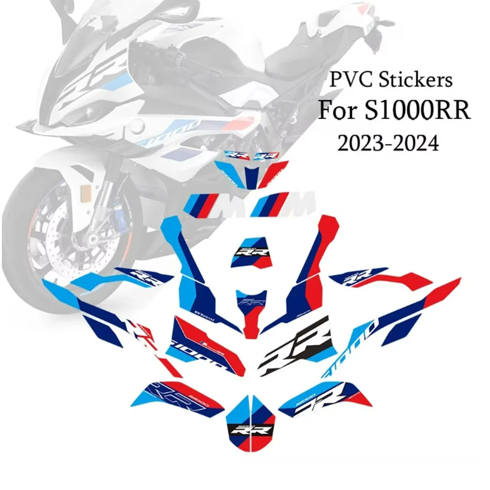 Motorcycle Protector For BMW S1000RR S 1000 RR S1000 Tank Knee Pad Gas Fuel Oil Stickers Fairing Fender Body Decals 2023 2024